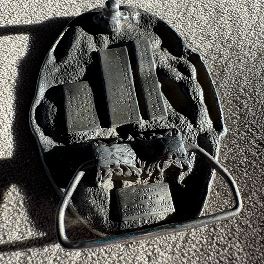 Vintage 1985 Siskiyou Colorado Belt Buckle